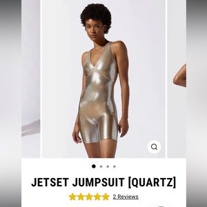 NWT Rose Quartz (Gold) Heroin Athletic Jumpsuit